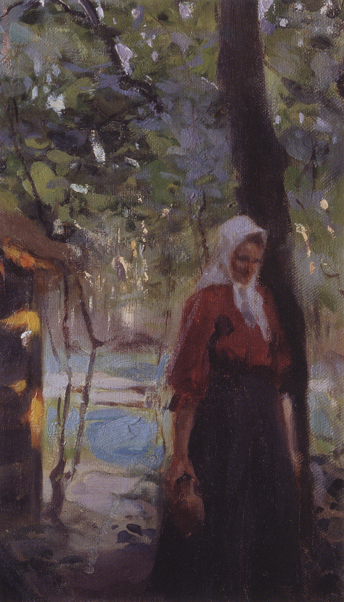 Серов В.. Женщина с крынкой. Конец XIX - начало XX века