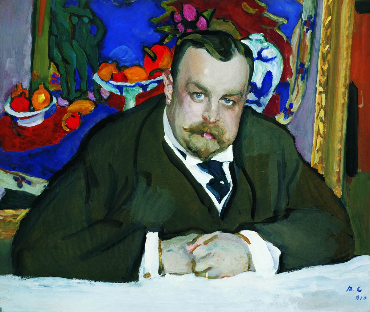 Серов В.. Портрет И.А.Морозова. 1910