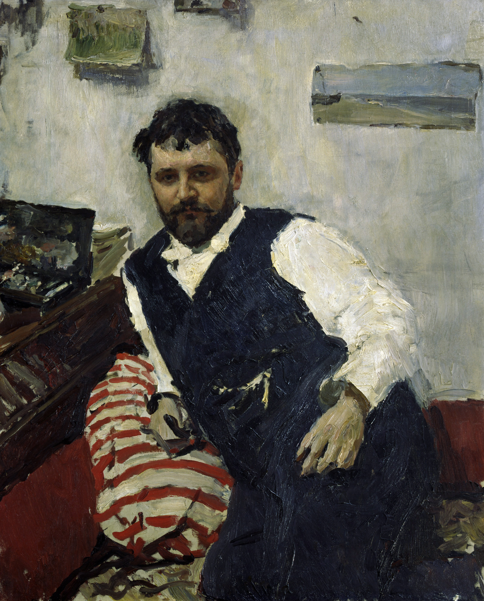 Серов В.. Портрет художника К.А.Коровина. 1891