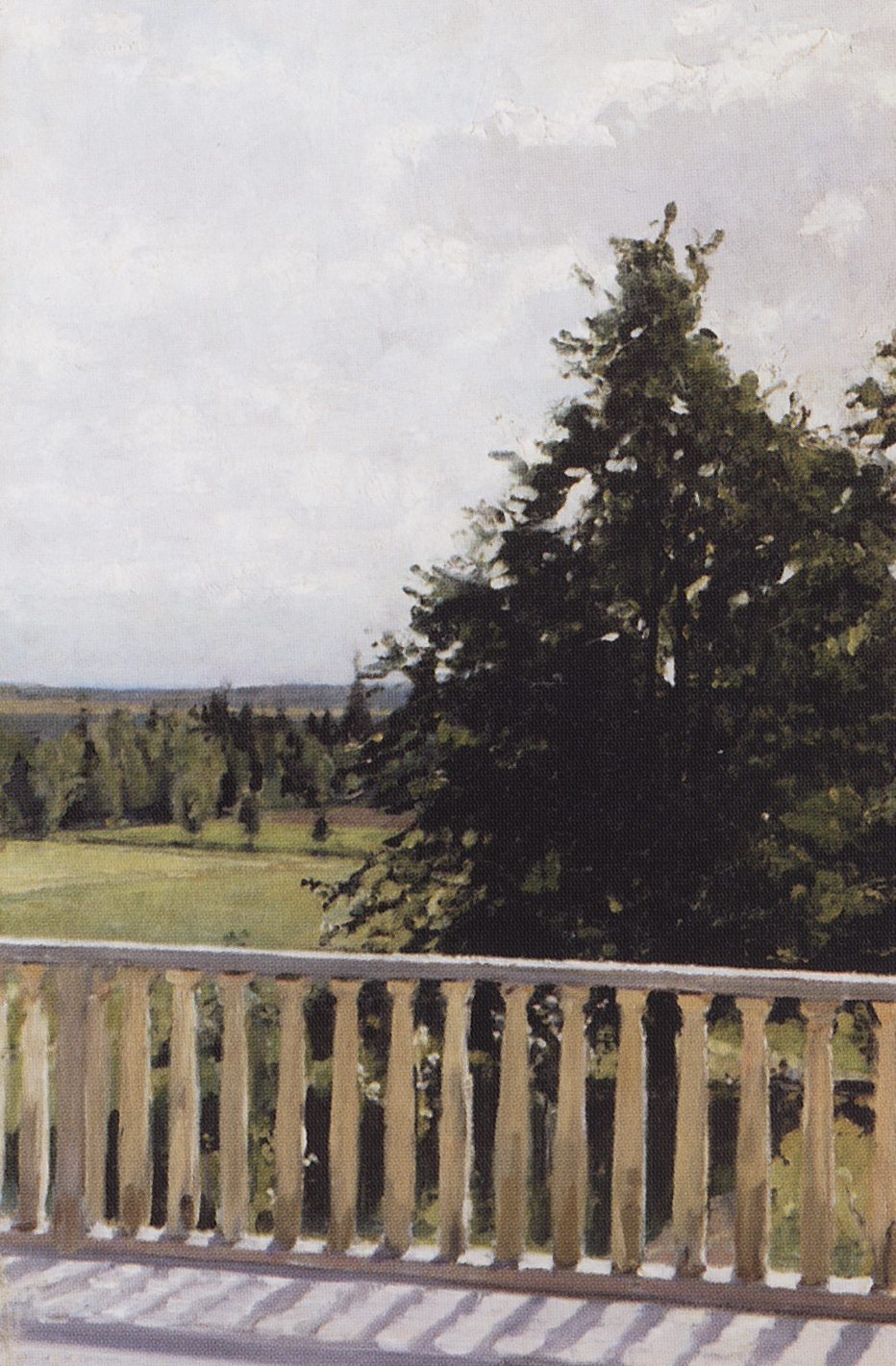 Серов В.. Балкон. 1911