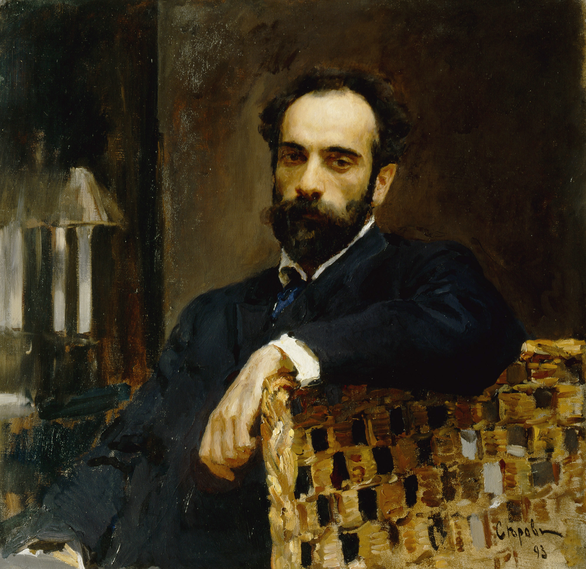 Серов В.. Портрет художника И.И.Левитана. 1893