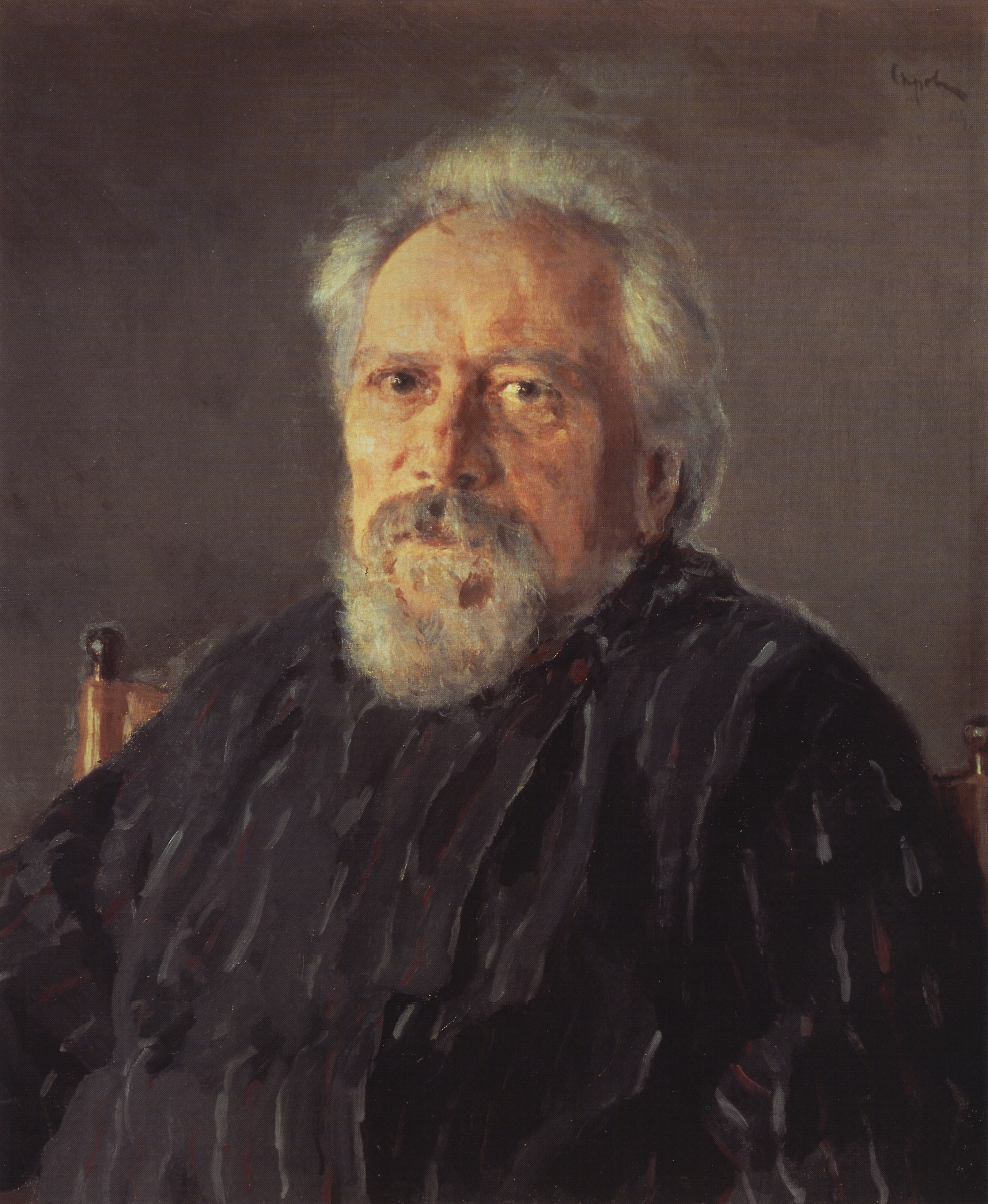 Серов В.. Портрет писателя Н.С.Лескова. 1894