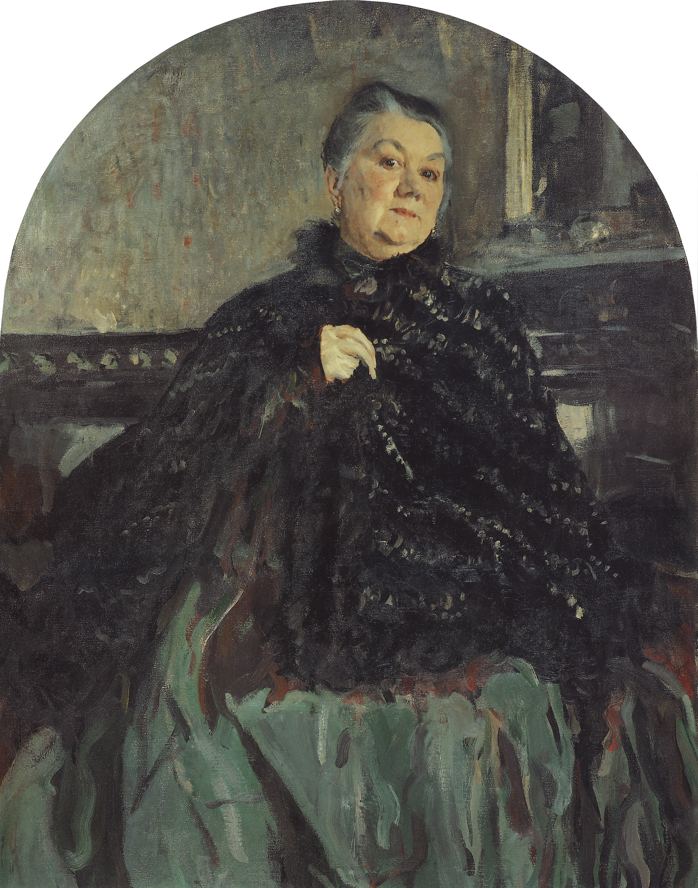 Серов В.. Портрет артистки Г.Н.Федотовой. 1905