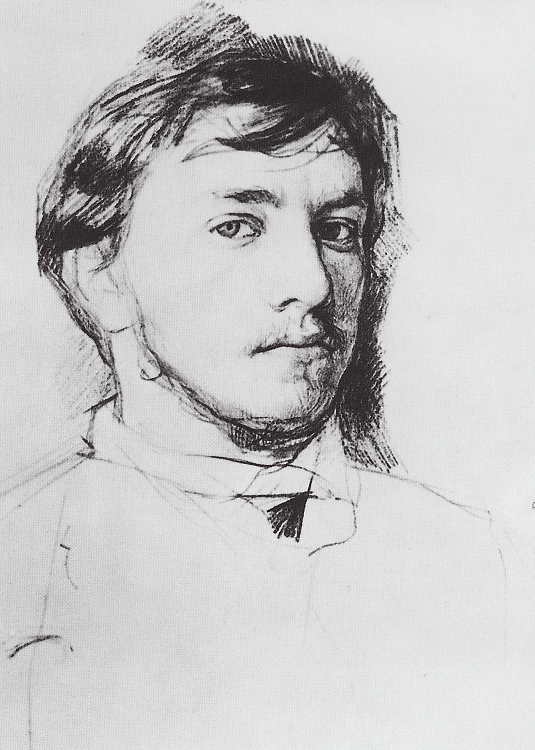 Серов В.. Автопортрет. 1885