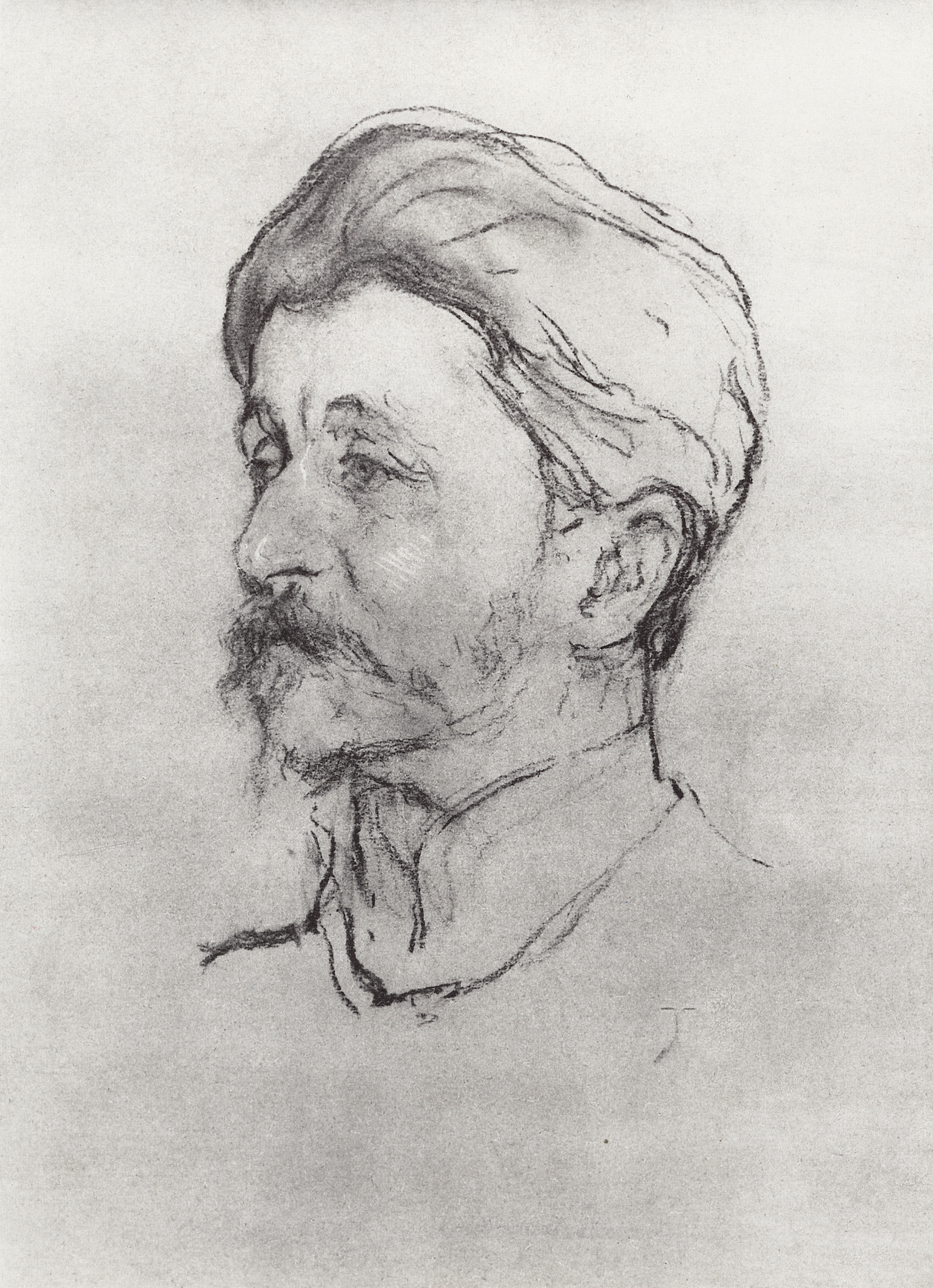 Серов В.. Портрет художника М.А.Врубеля. 1907