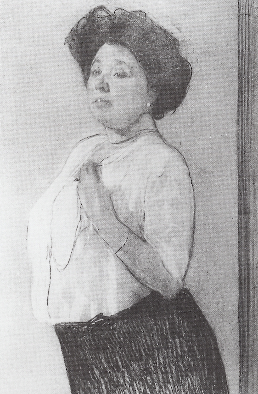 Серов В.. Портрет Н.П.Ламановой. 1911
