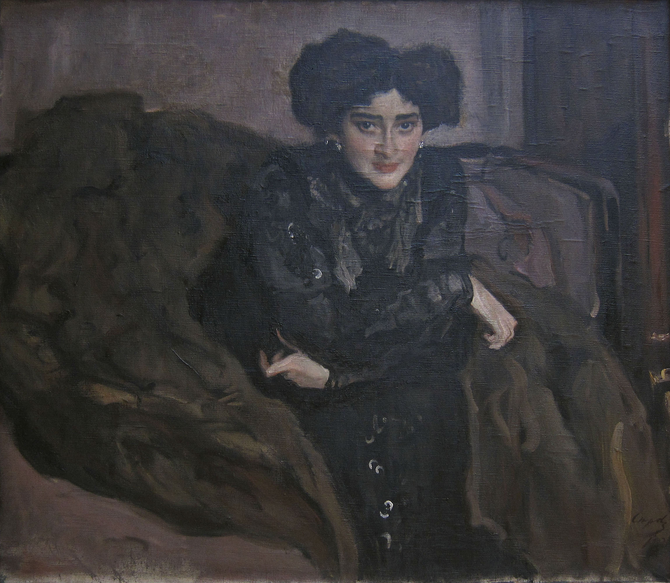 Серов В.. Портрет Е.И.Лосевой. 1903