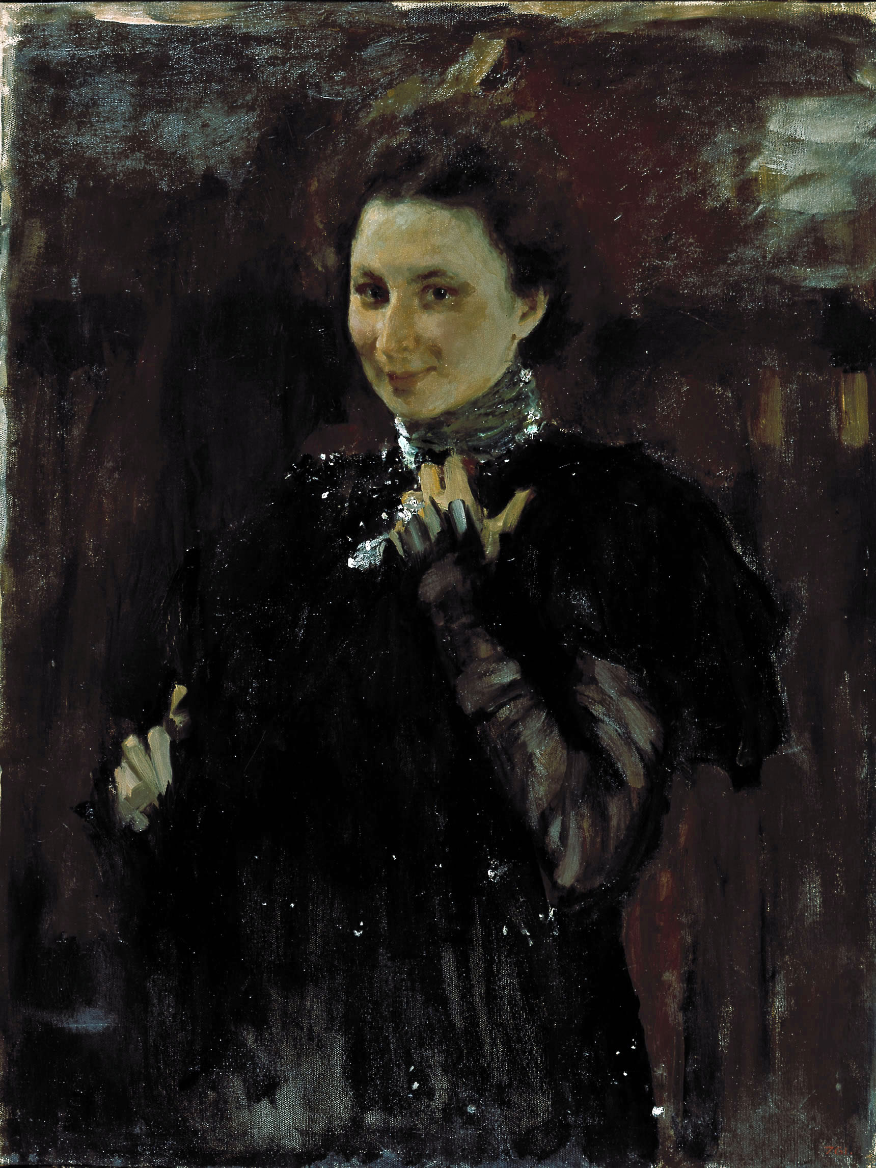 Серов В.. Портрет М.К.Олив. 1895