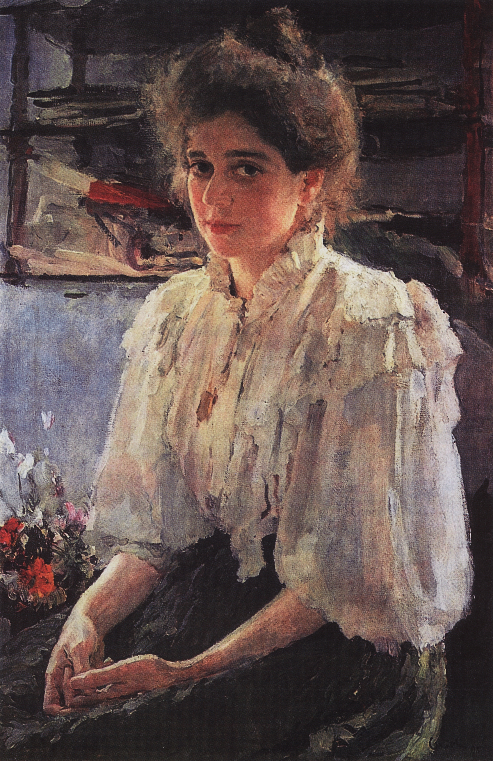 Серов В.. Портрет М.Я.Львовой. 1895