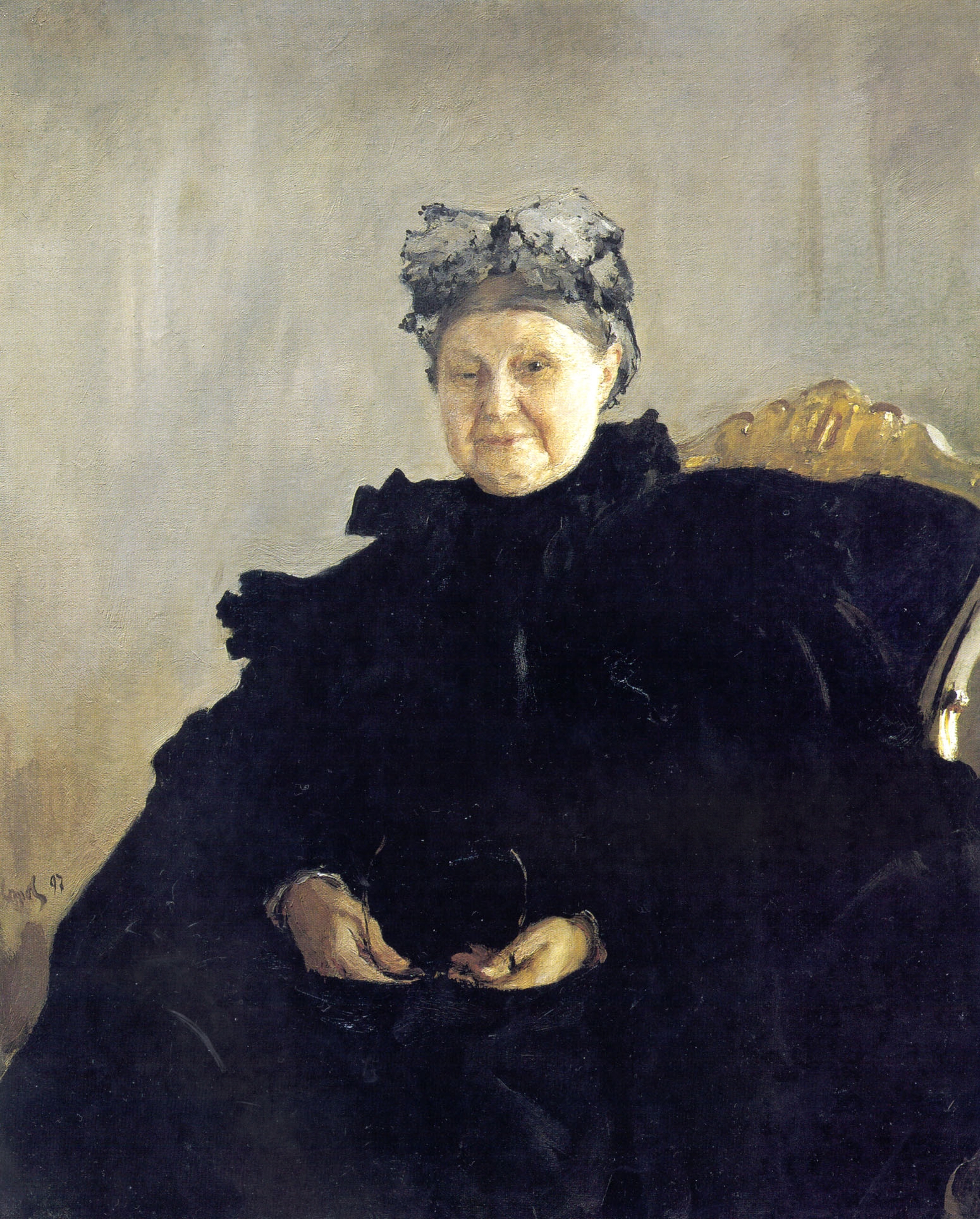 Серов В.. Портрет М.Ф.Морозовой. 1897