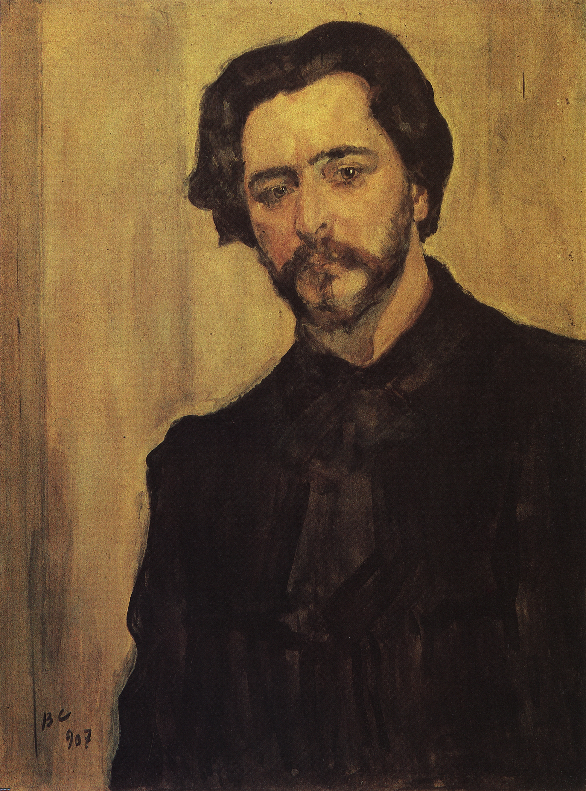 Серов В.. Портрет писателя Л.Н.Андреева. 1907