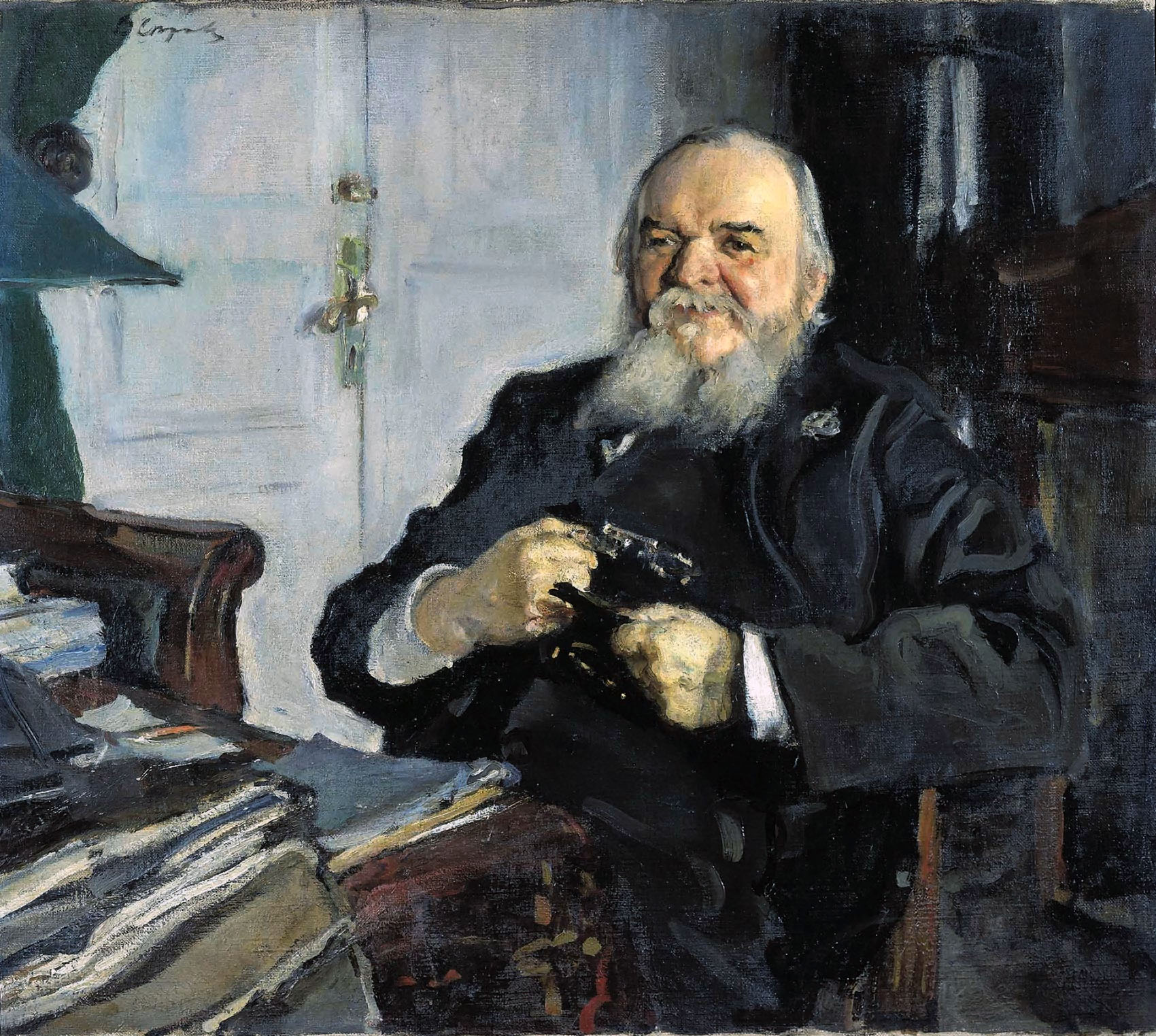 Серов В.. Портрет А.Н.Турчанинова. 1906