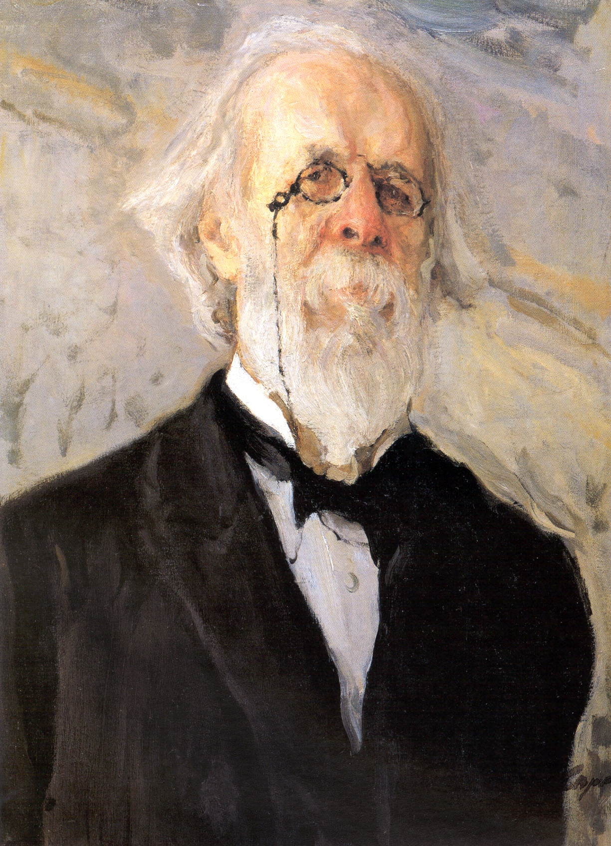 Серов В.. Портрет Д.В.Стасова. 1908