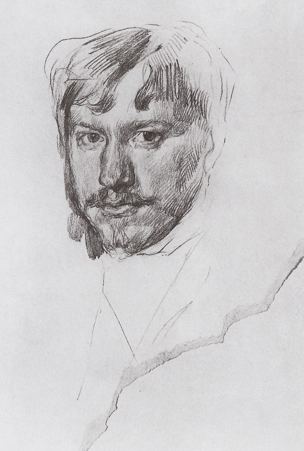 Серов В.. Автопортрет. 1887