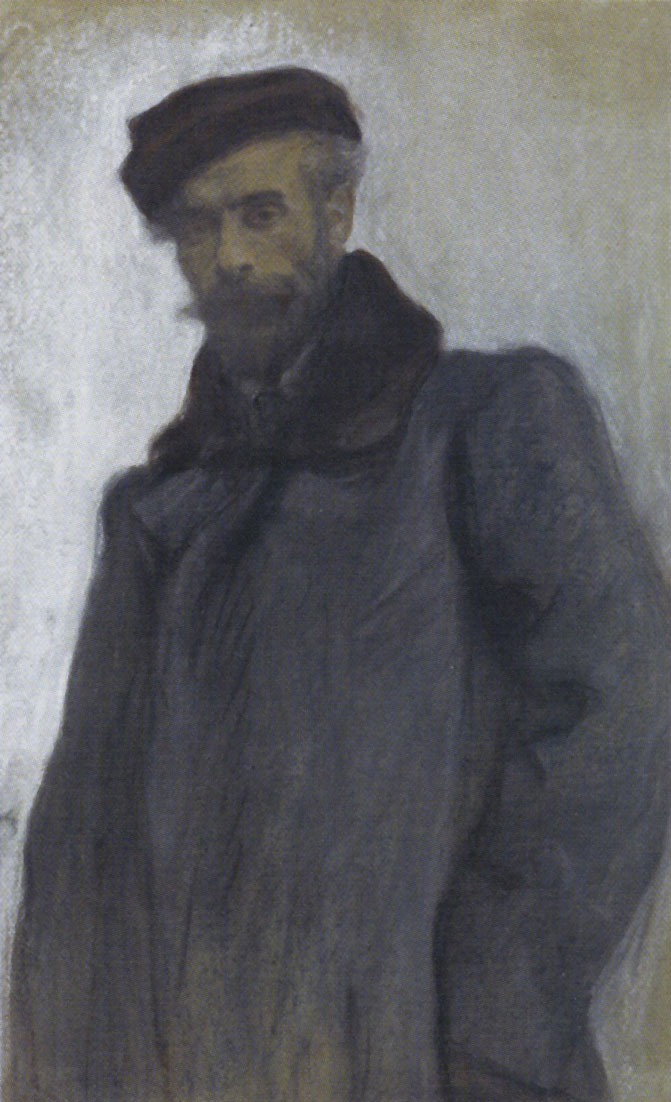Серов В.. Портрет И.И.Левитана. 1901