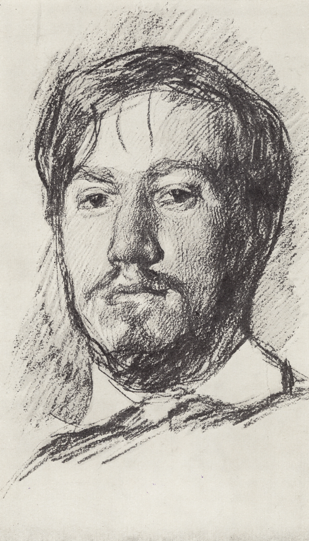 Серов В.. Автопортрет. 1887