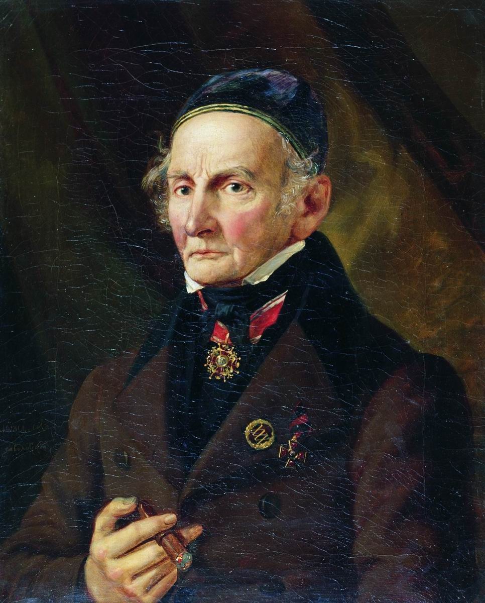 Заболотский П.Е.. Мужской портрет (Портрет графа Ксавье де Местра). 1840 