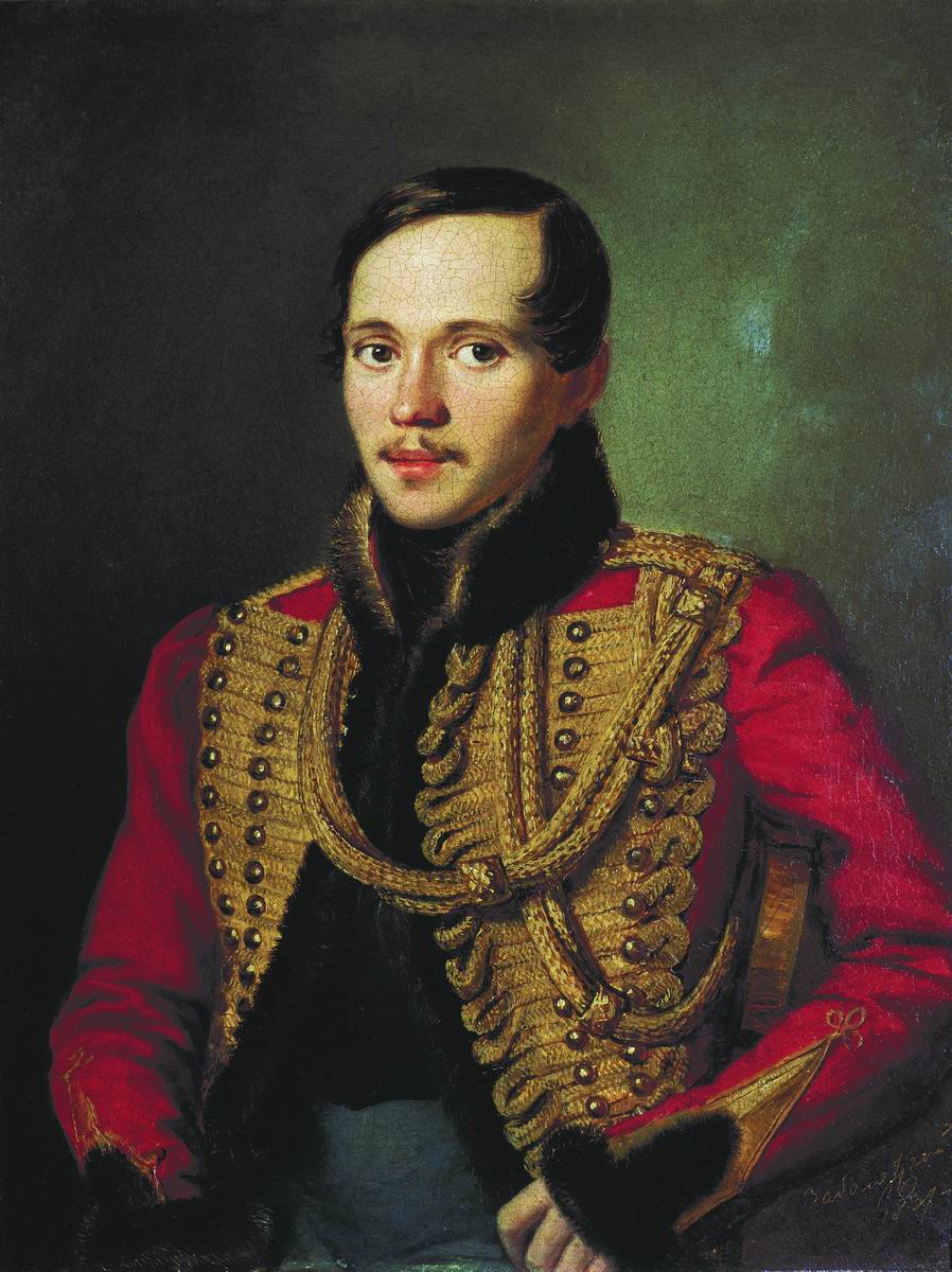 Заболотский П.Е.. Портрет поэта Михаила Юрьевича Лермонтова. 1837