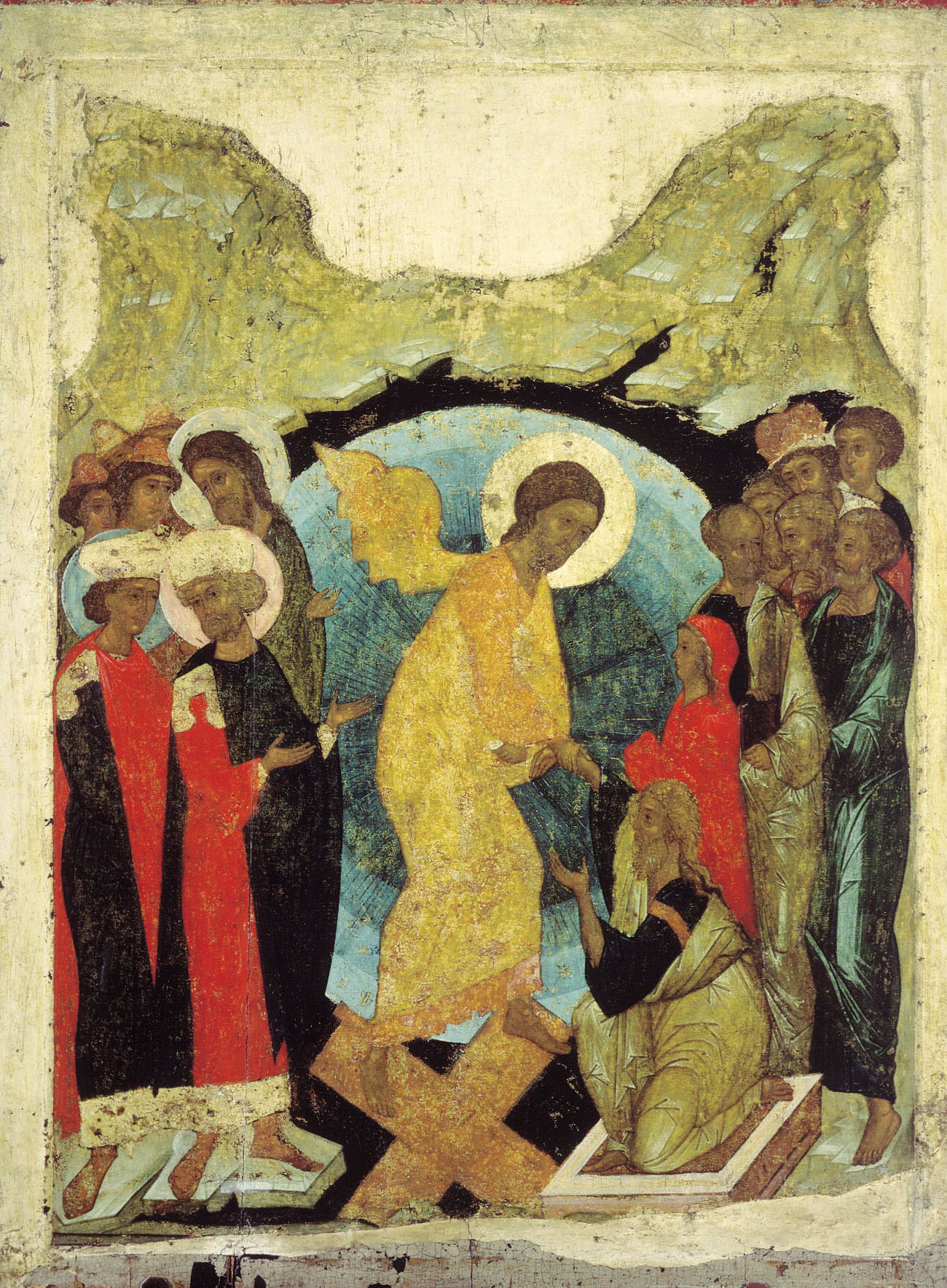 Рублев. Сошествие во ад. 1408-1410