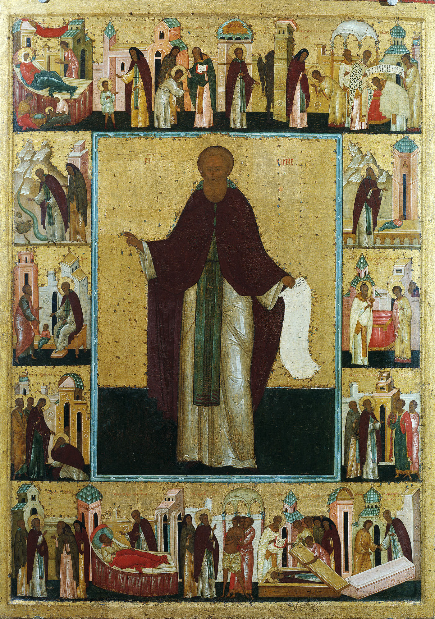 Дионисий. Сергий Радонежский в житии. XVI в.