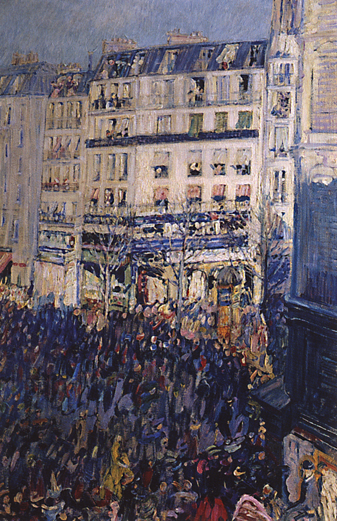 Тархов Н.. День карнавала в Париже. 1900