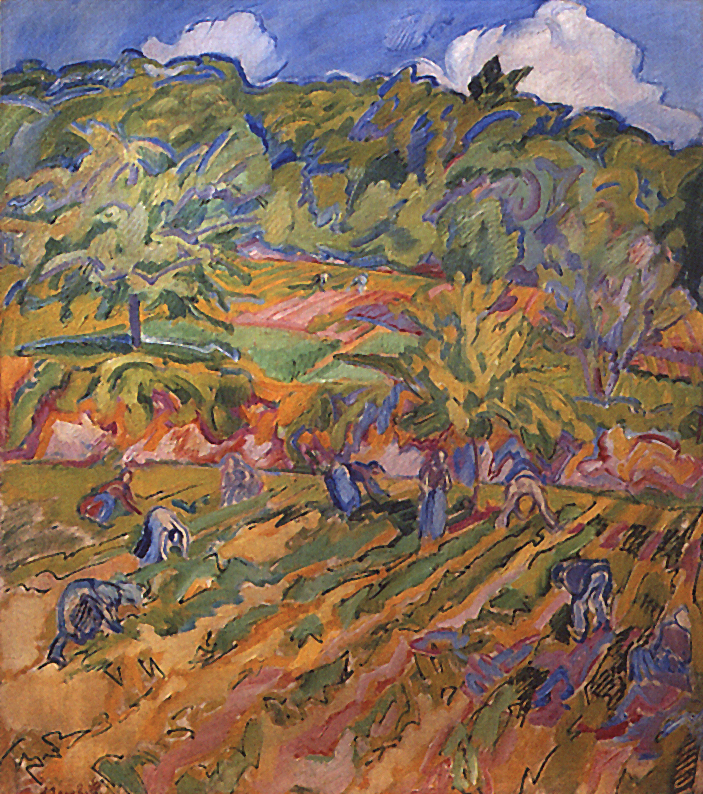 Тархов Н.. Работа в поле. 1911-1912