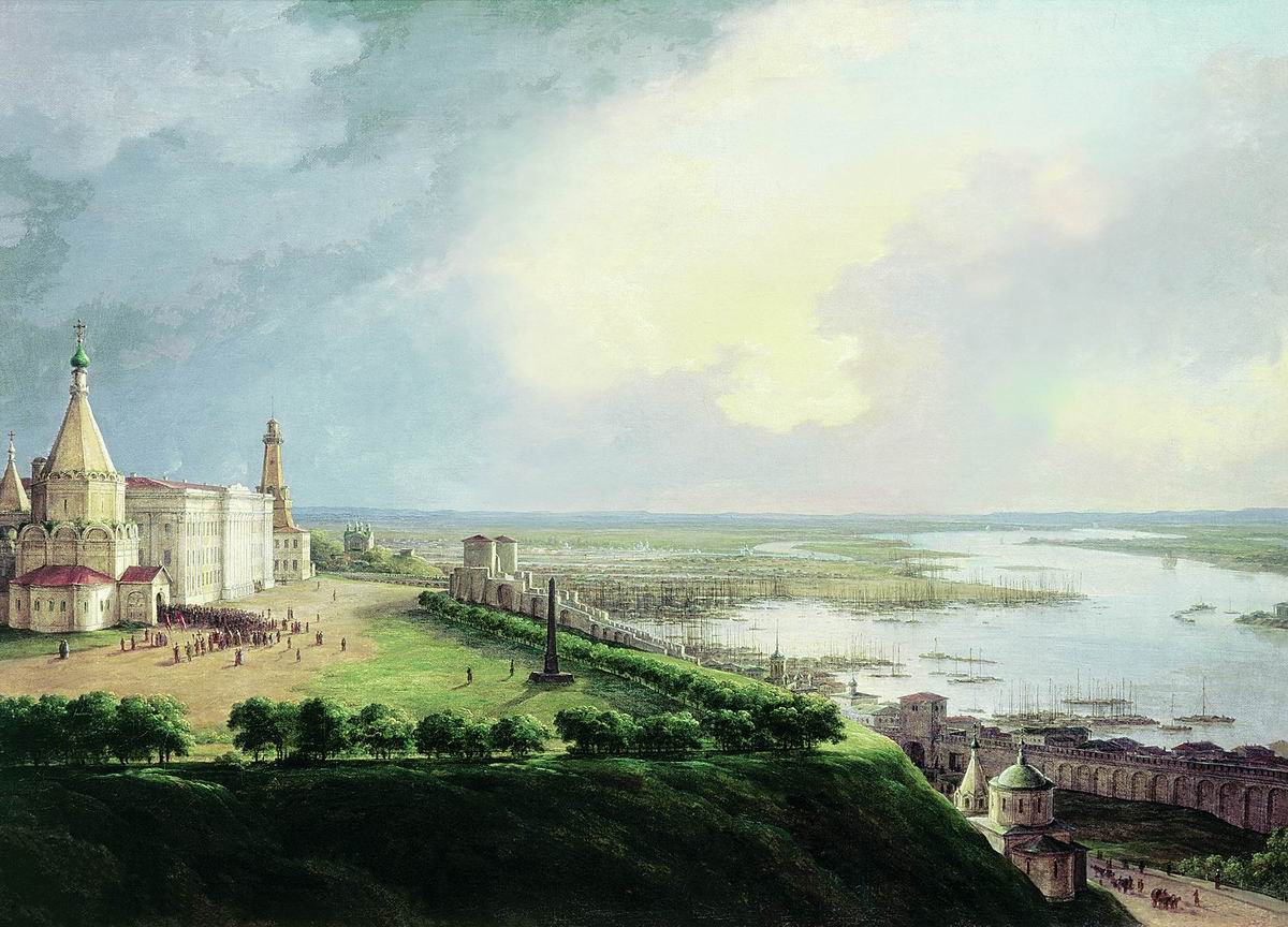 Чернецов Н.. Вид Нижнего Новгорода. 1837