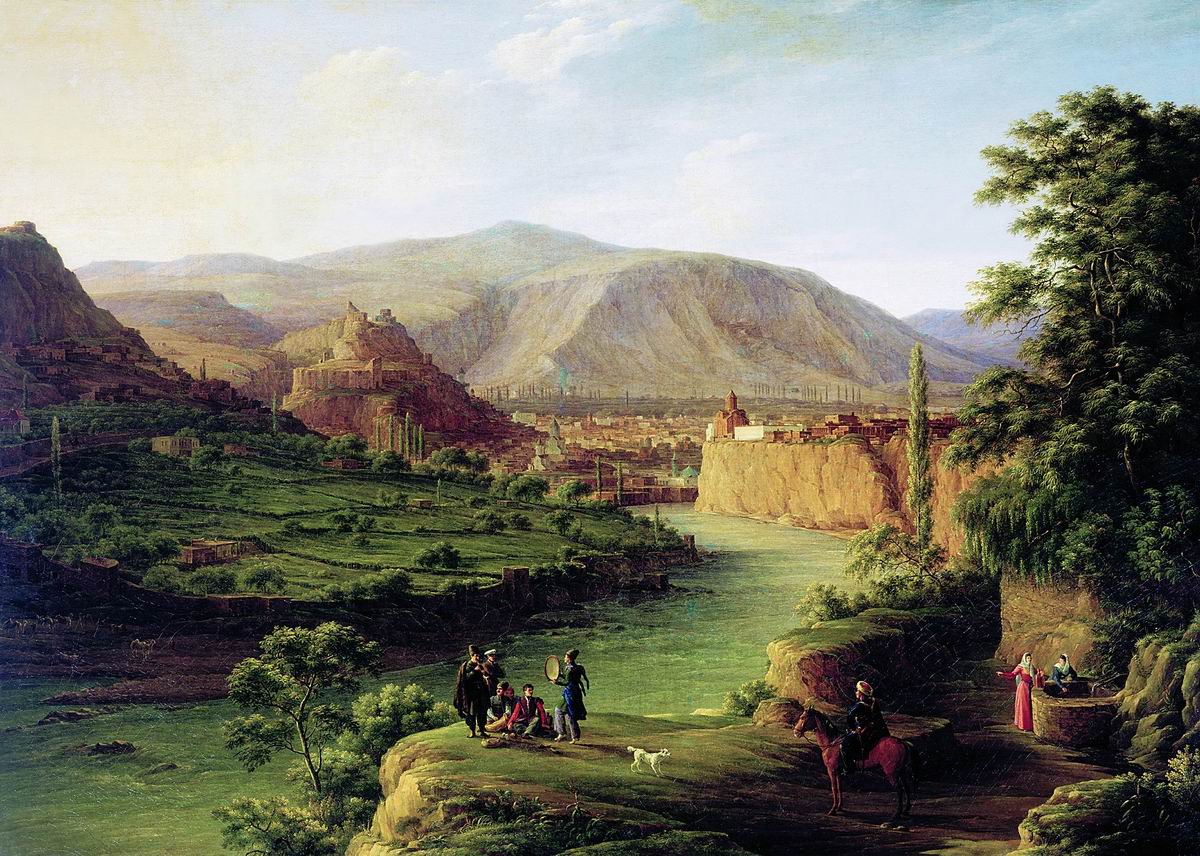 Чернецов Н.. Вид Тифлиса. 1832