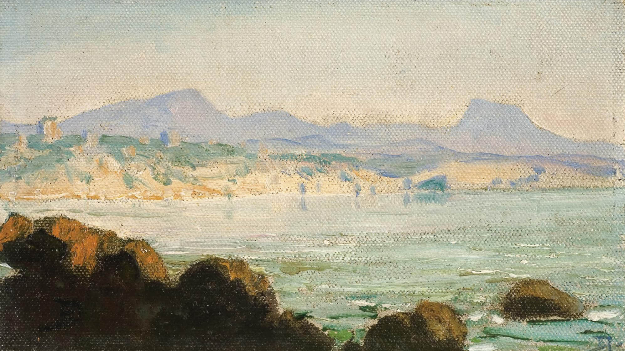 Поленов. Вид бухты. 1882