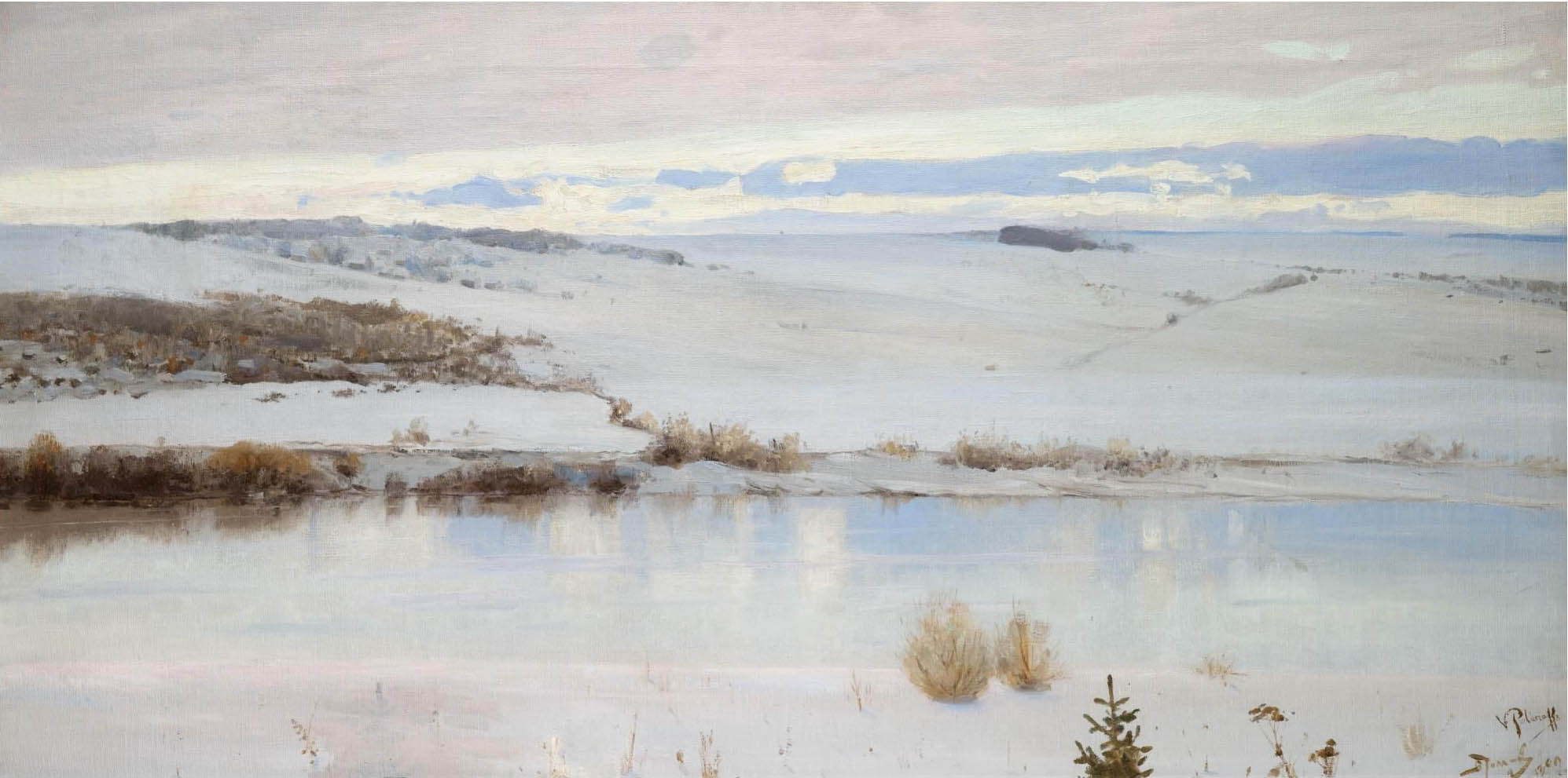 Поленов. Первый снег. 1892