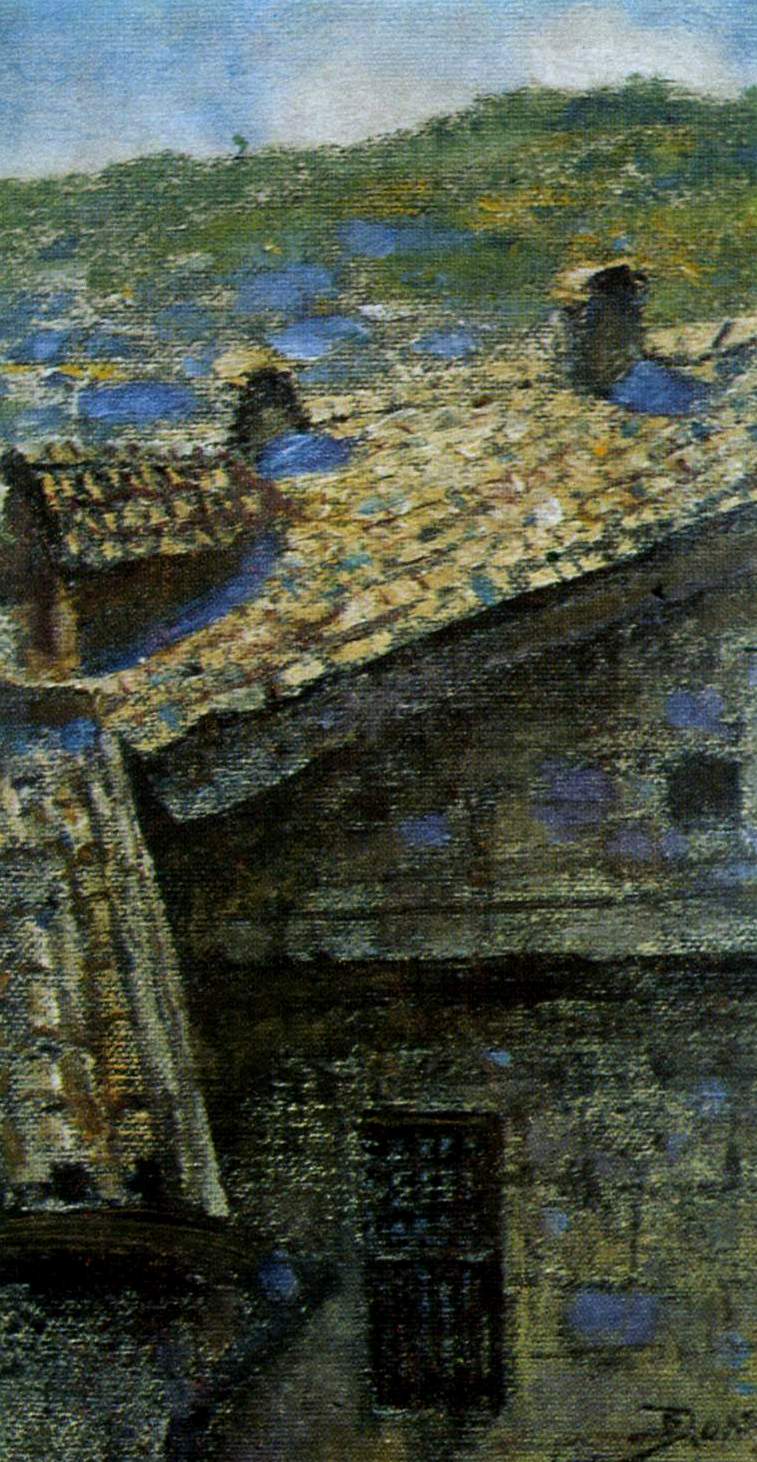 Поленов. Крыши домов (Феодосия)