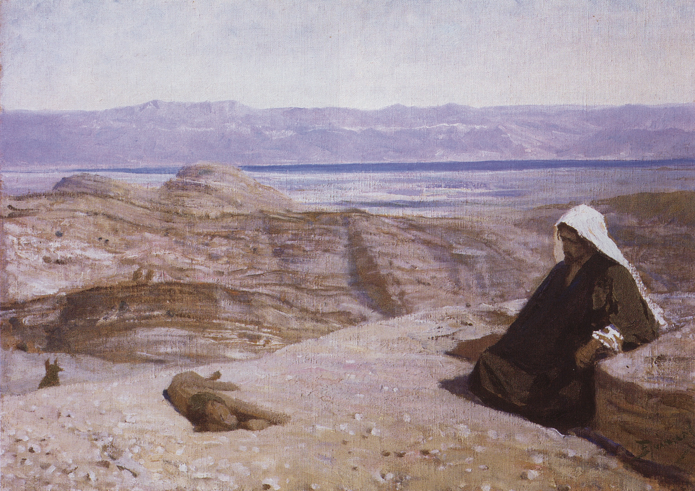 Поленов. Был в пустыне. 1909