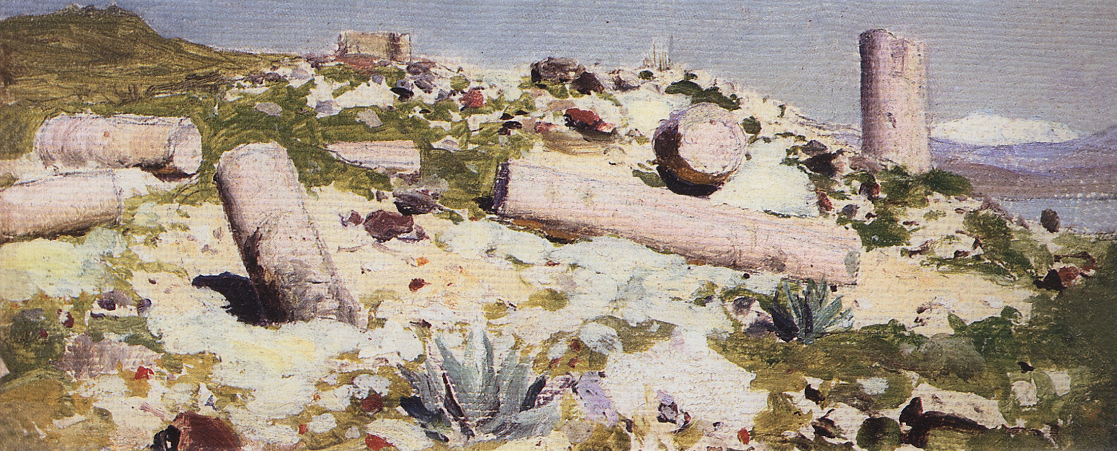 Поленов. Развалины Тивериады. 1882-1883