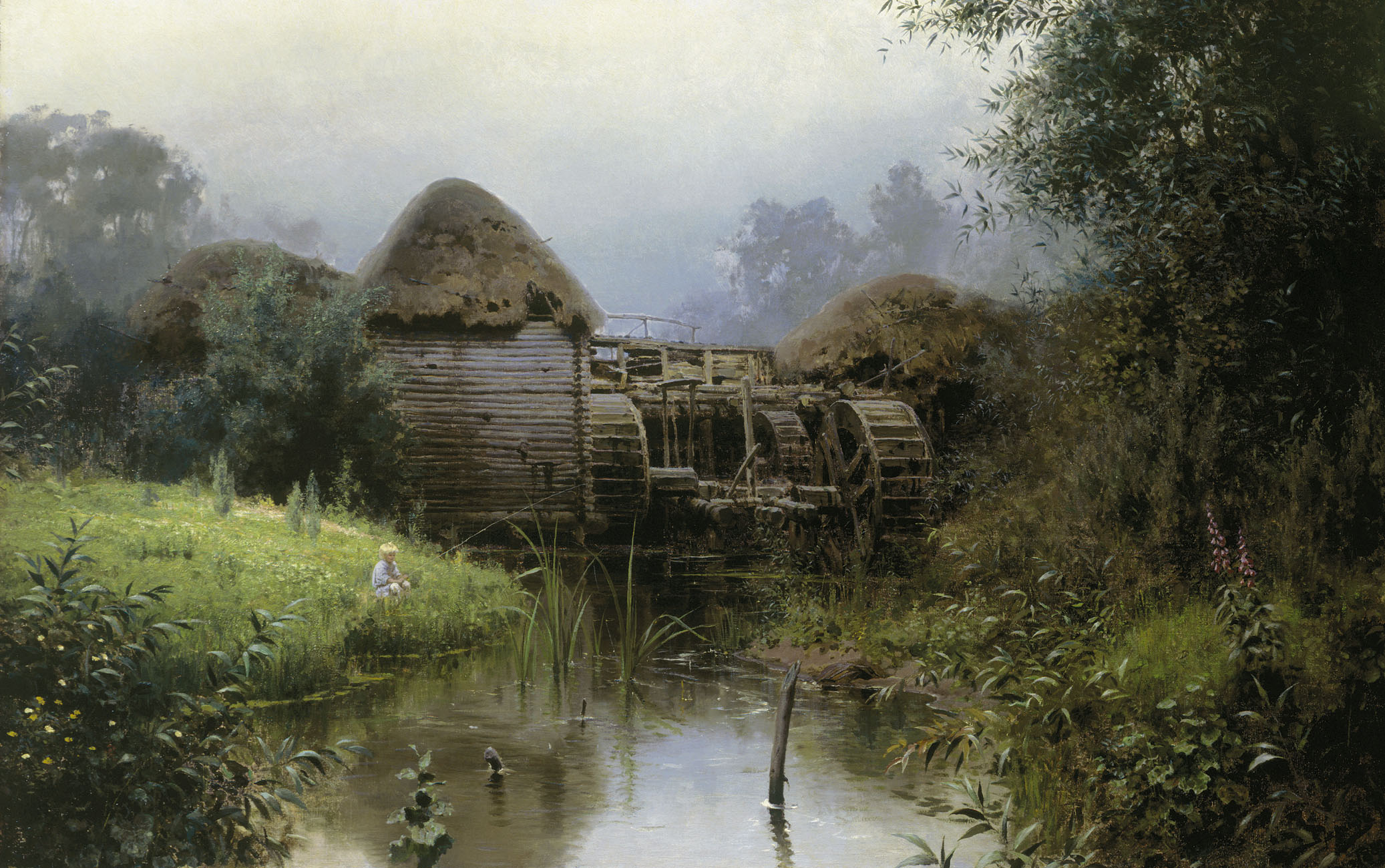 Поленов. Старая мельница. 1880