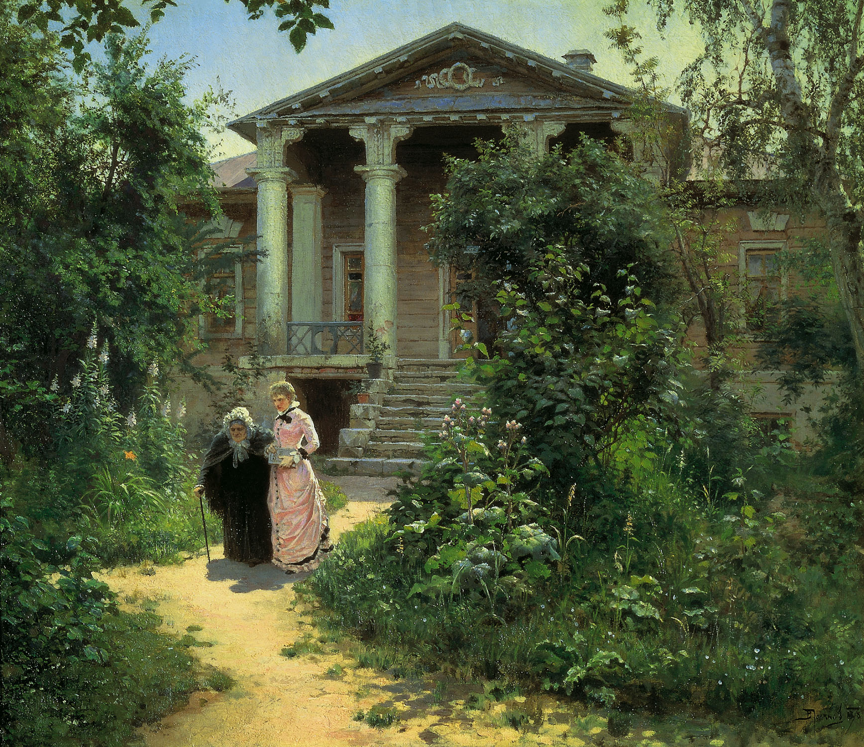 Поленов. Бабушкин сад. 1878