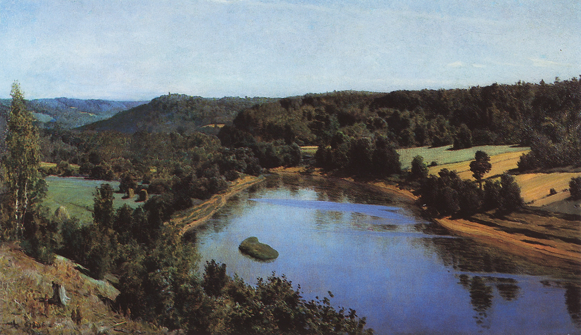 Поленов. Река Оять. 1886