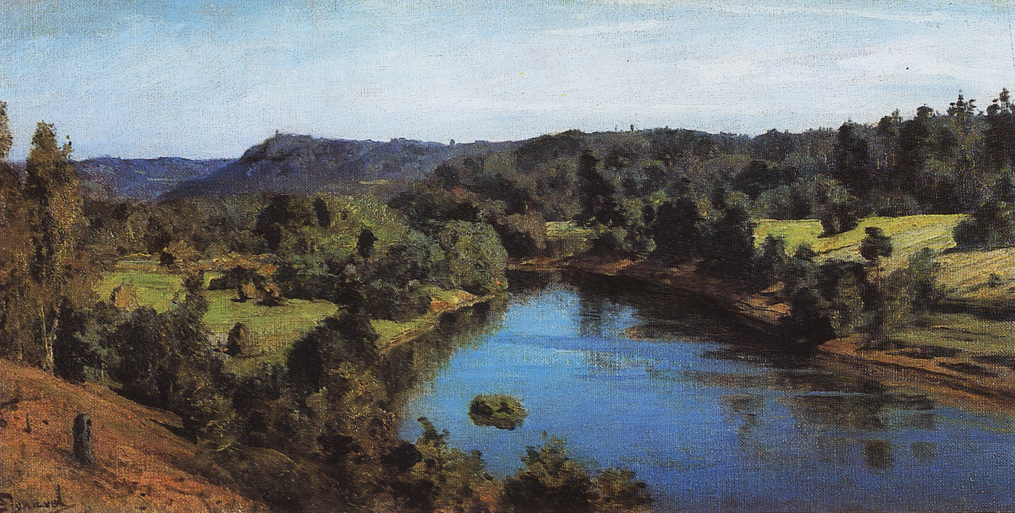 Поленов. Река Оять. 1880