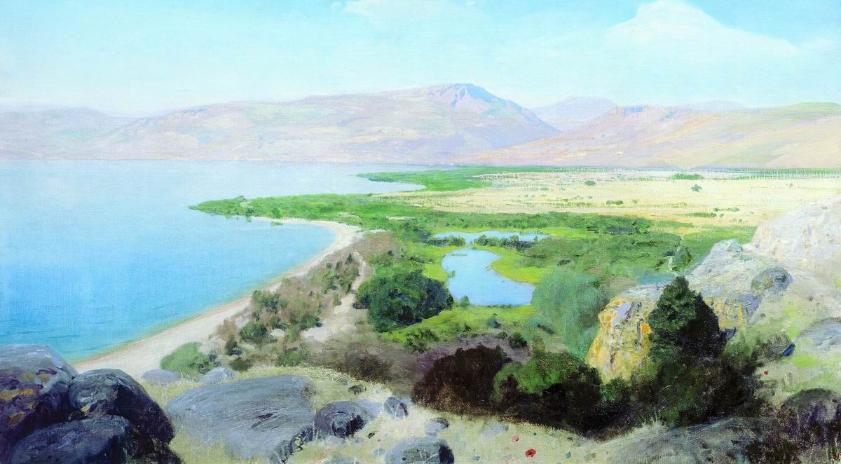 Поленов. Генисаретское озеро. 1880-е