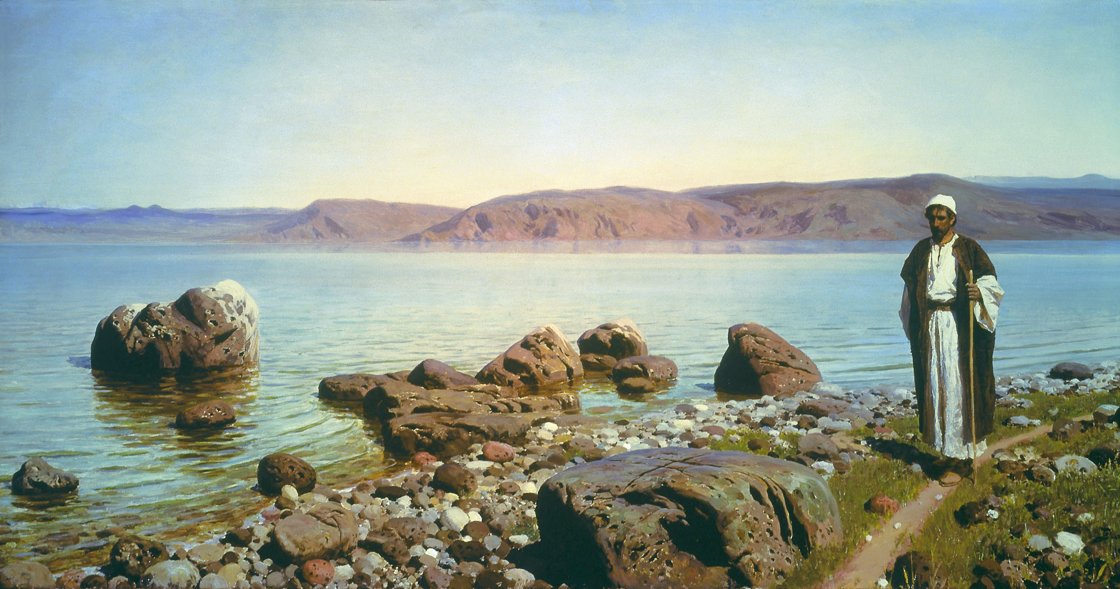 Поленов. На Тивериадском (Генисаретском) озере. 1888
