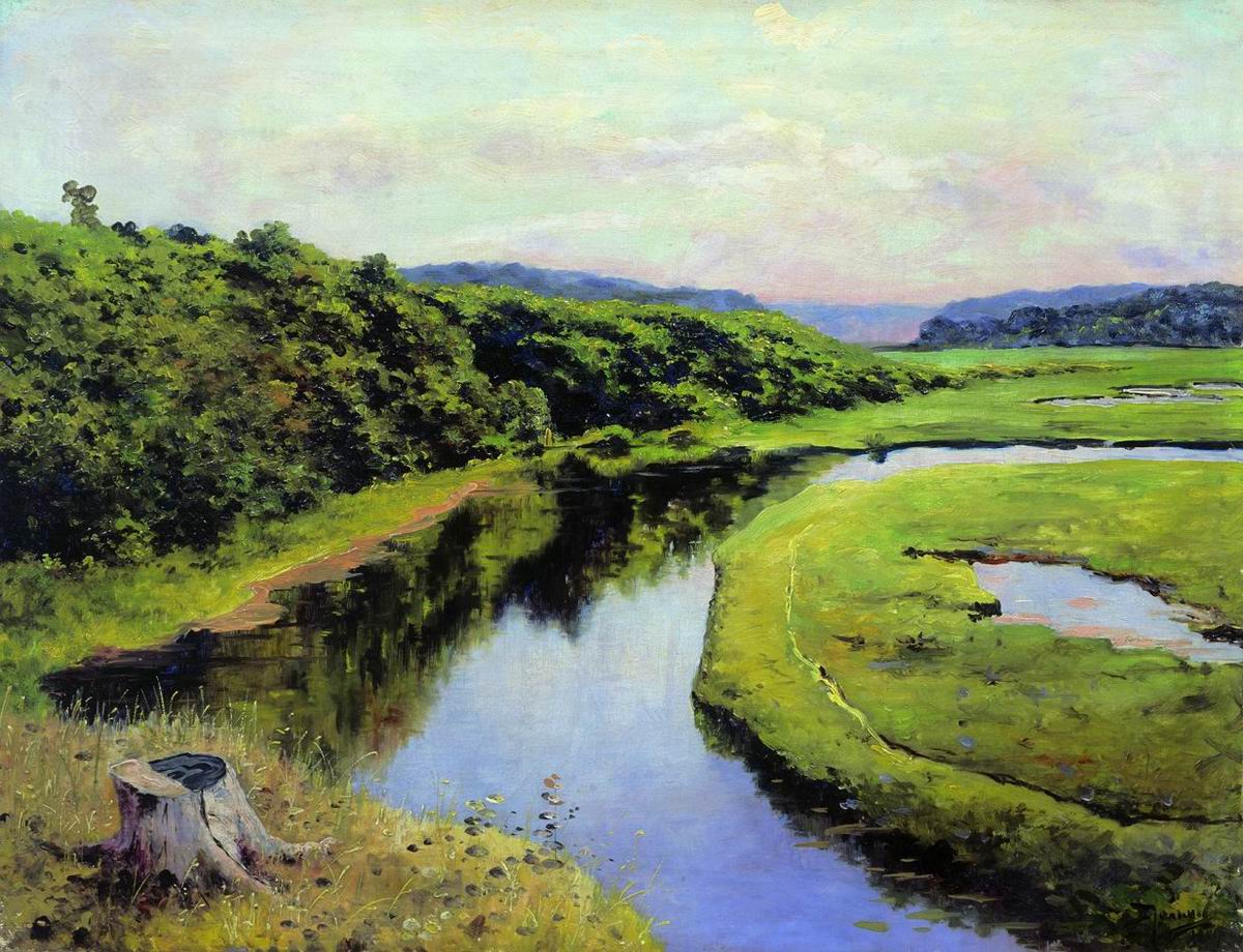 Поленов. Река Клязьма. Жуковка. 1888