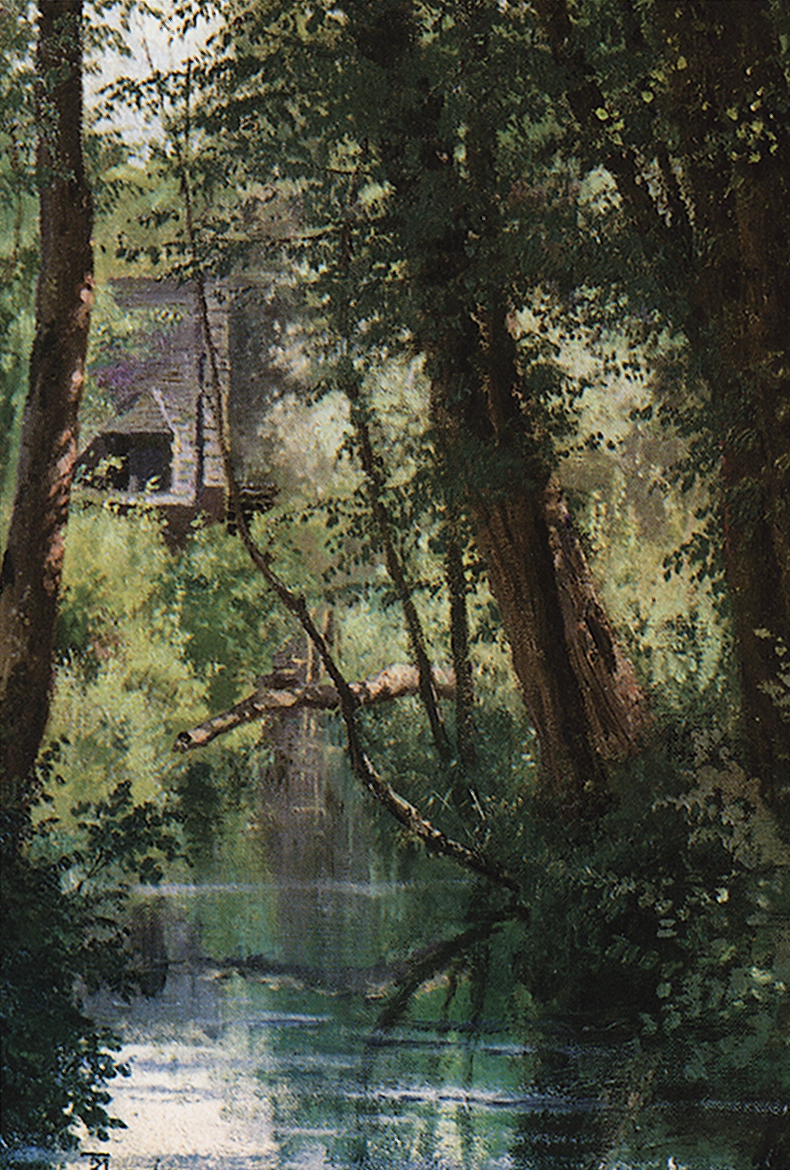 Поленов. Пруд в Вёле. 1874