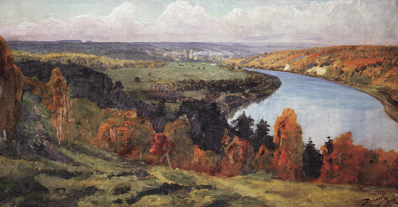 Поленов. Долина Оки. 1902