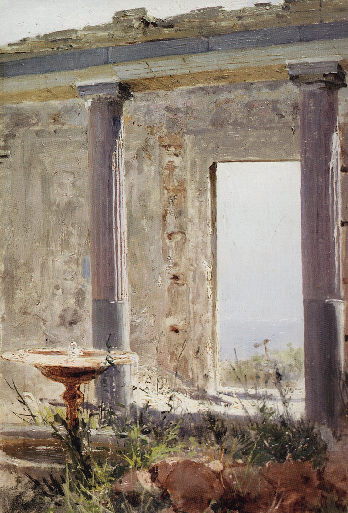 Поленов. Развалины дворца в Палестине. 1882