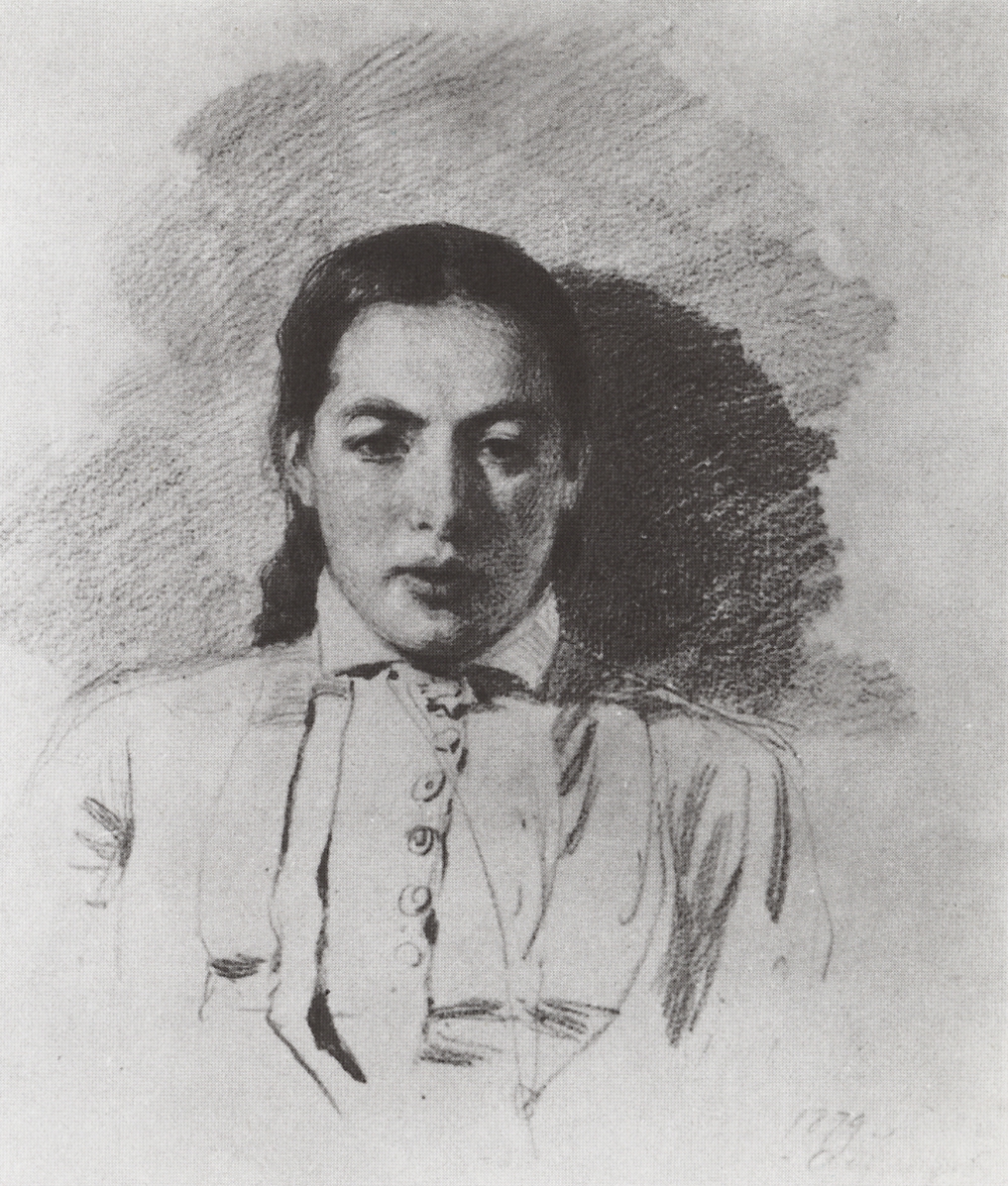 Поленов. Портрет Н.В.Якунчиковой, впоследствии жены художника. 1879
