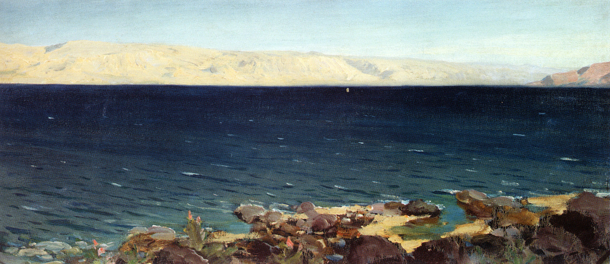 Поленов. Тивериадское (Генисаретское) озеро. 1882-1882