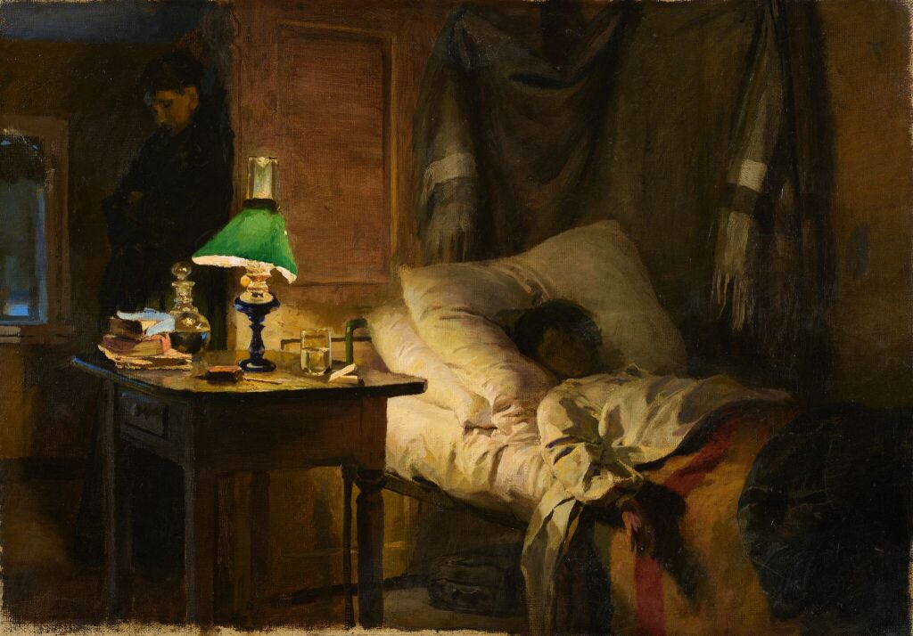 Поленов. Больная. 1886