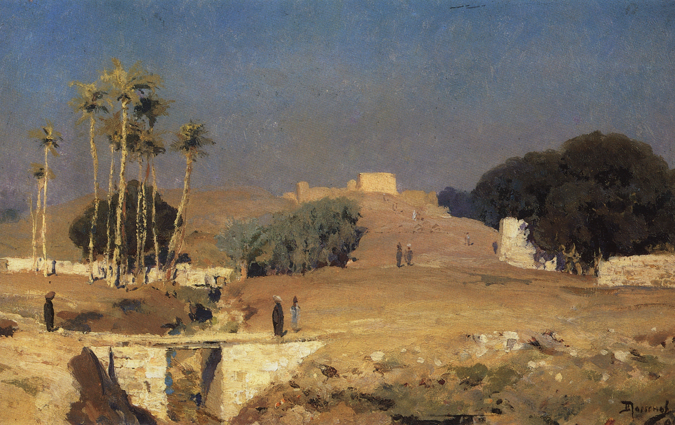 Поленов. За старый Каиром. 1882