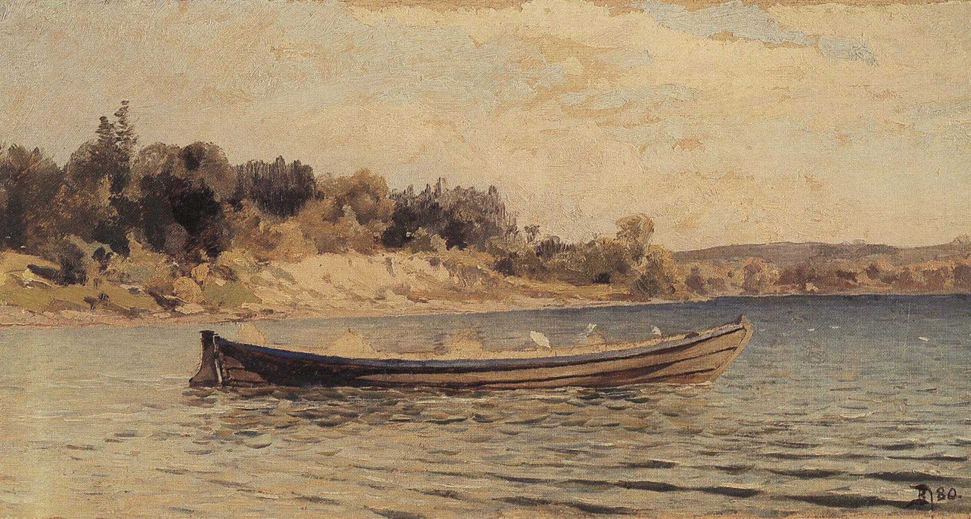 Поленов. Лодка. 1880