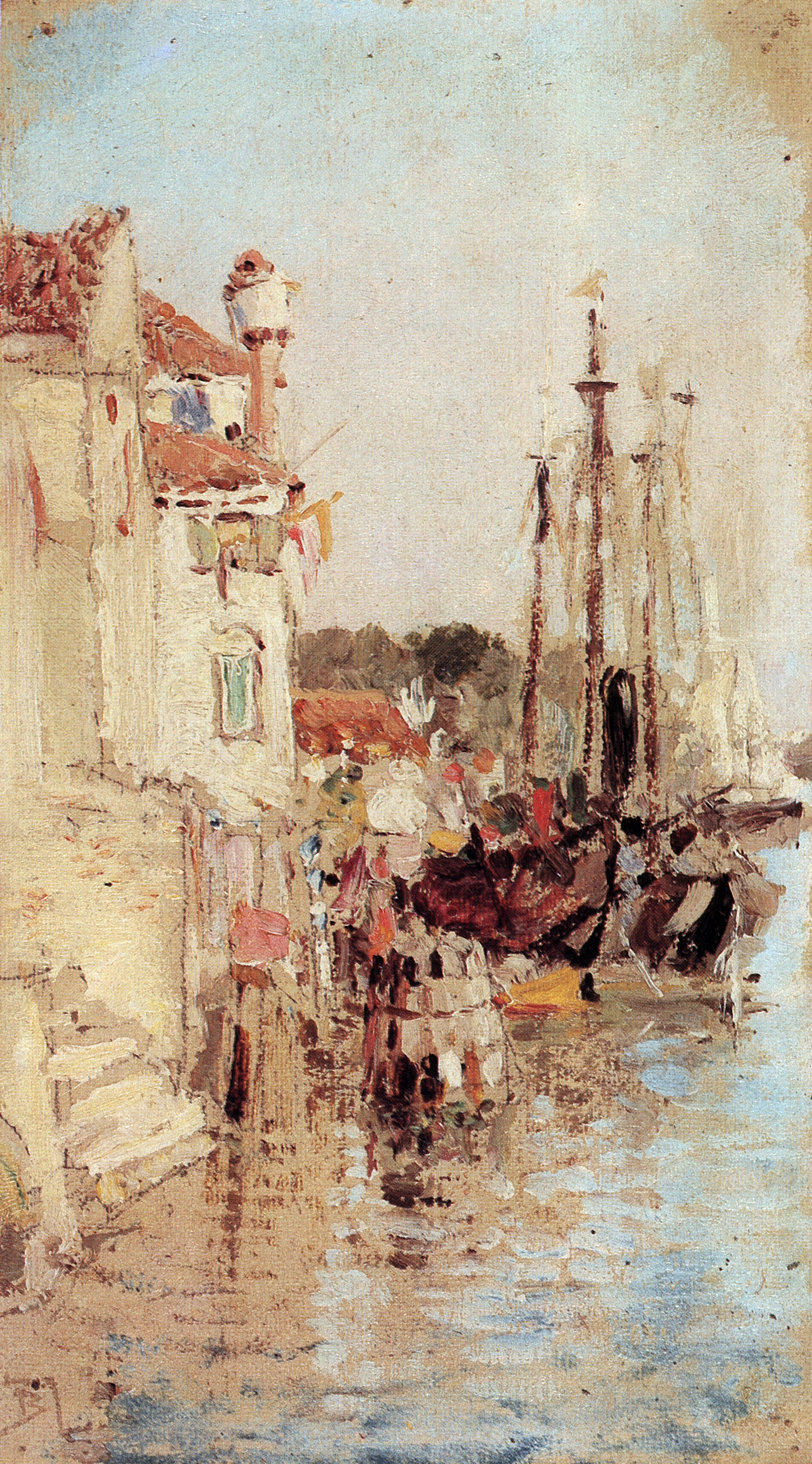 Поленов. Венеция. Каналы. 1890-е