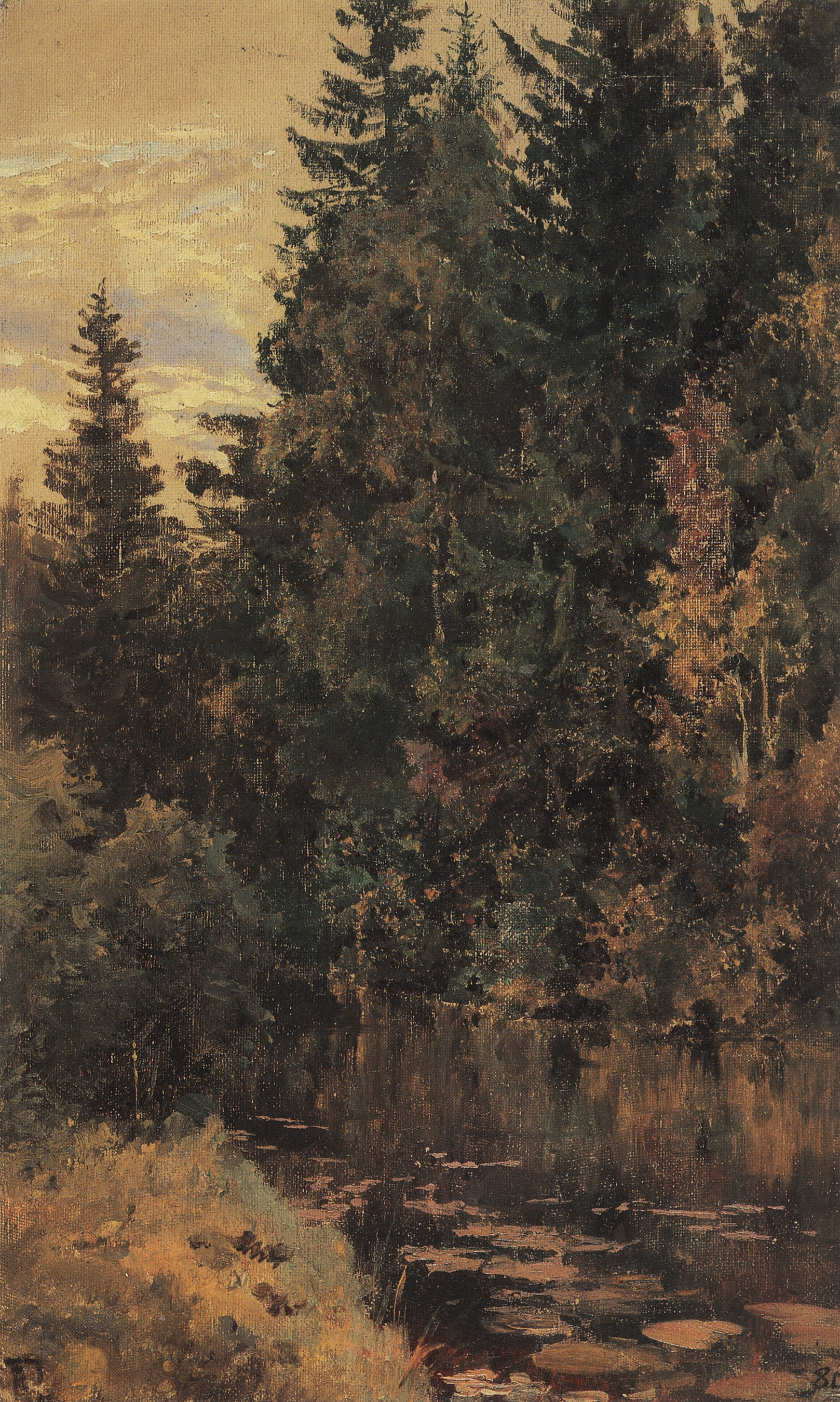 Поленов. Пруд. 1880